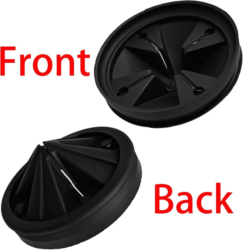 Anglepingping 3 1/8" Garbage Disposal Sink Baffle QCB-AM Splash Guard for Insinkerator, Garbage Disposal Quiet Collar Drain Plugs Cover Splash Guard Replacement for InSinkErator Evolution Series(Black) - Image 4